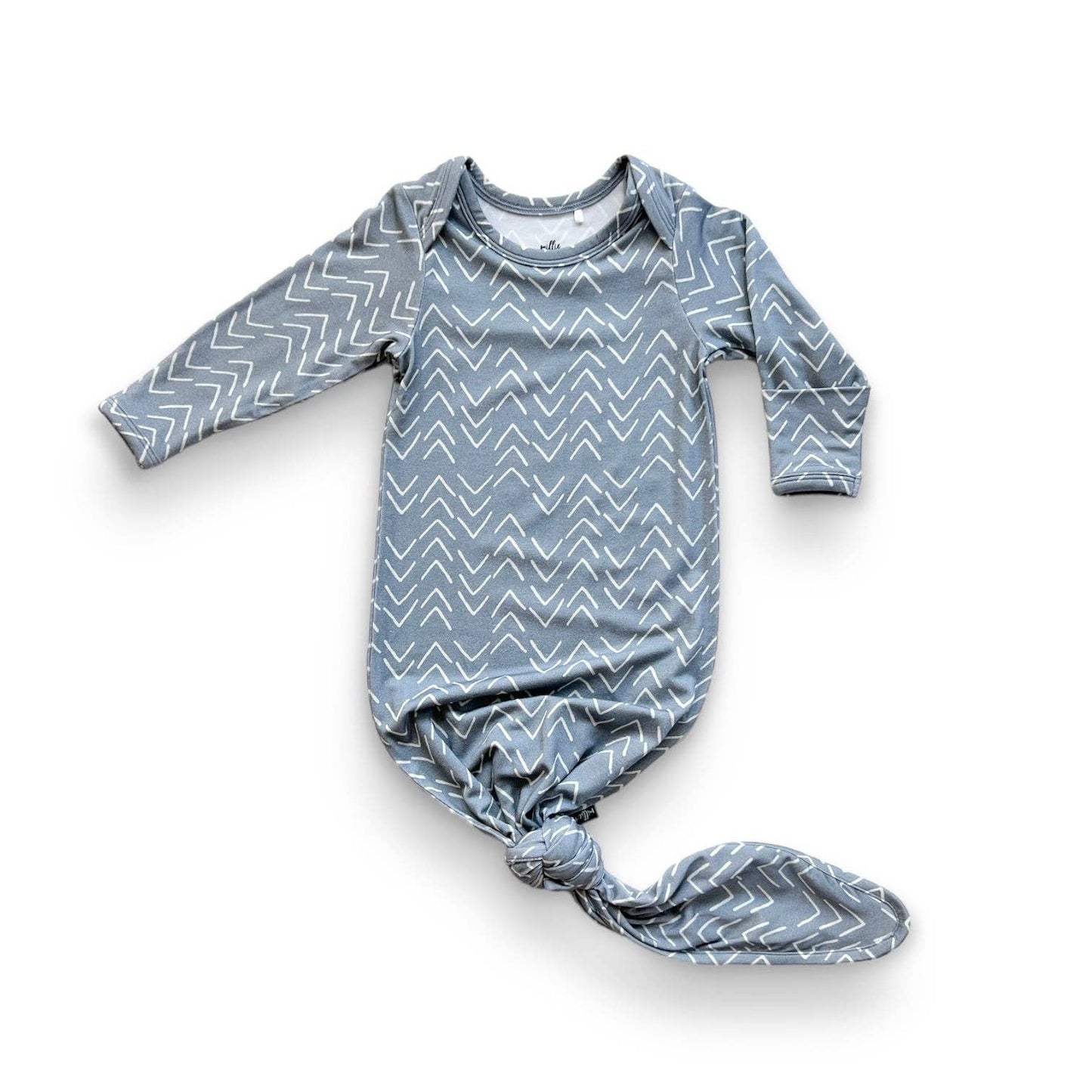 Blue Mud Knotted Gown