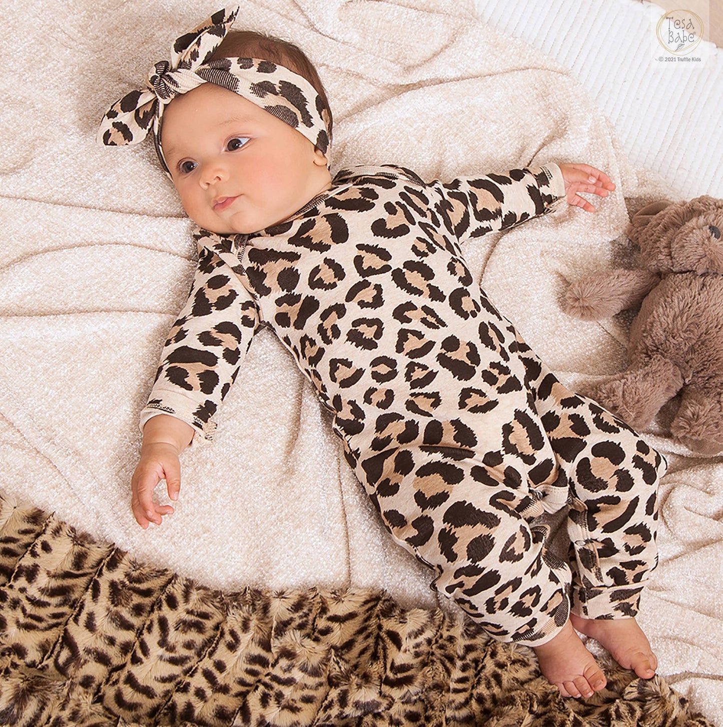 Leopard Cotton Romper